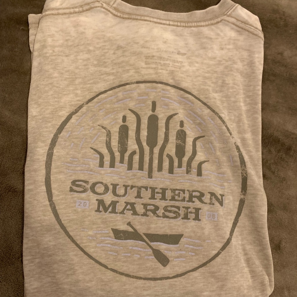 Southern Marsh sea wash Large tan long sleeve